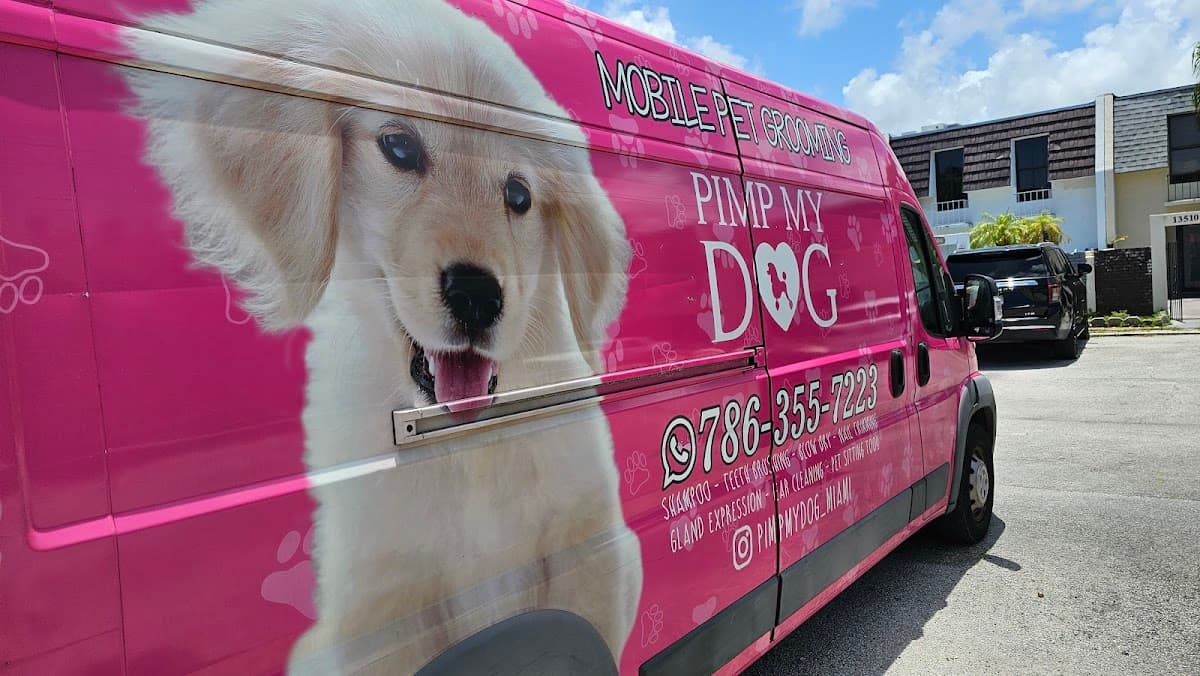Pimp my Dog Mobile Pet Grooming Services - Mobile dog grooming in North Miami, FL