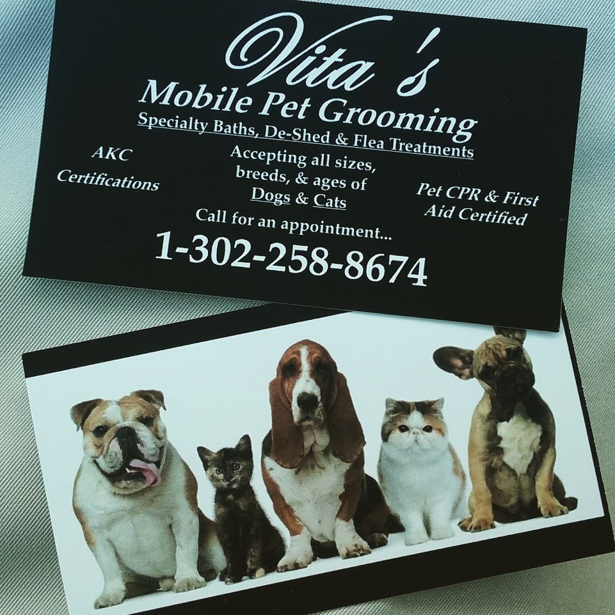 Vita's Mobile Pet Grooming Uncle Mike & Aunt Tab - Mobile dog grooming in Millsboro, DE